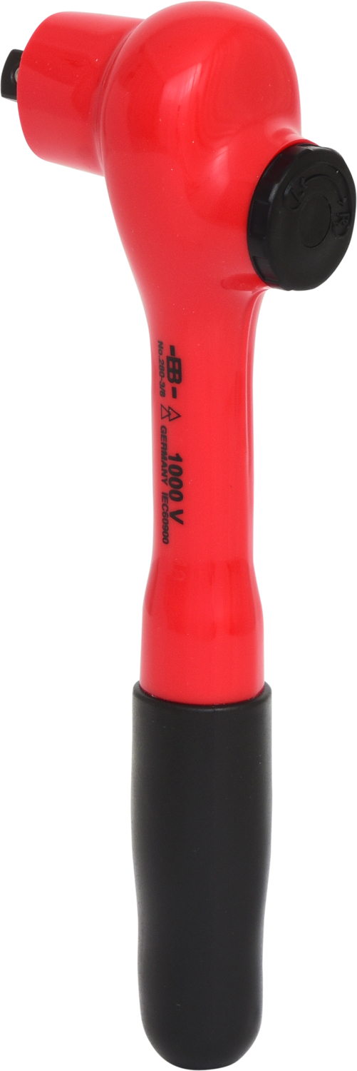 KS Tools 3/8" Umschaltknarre mit Schutzisolierung, 32 Zahn