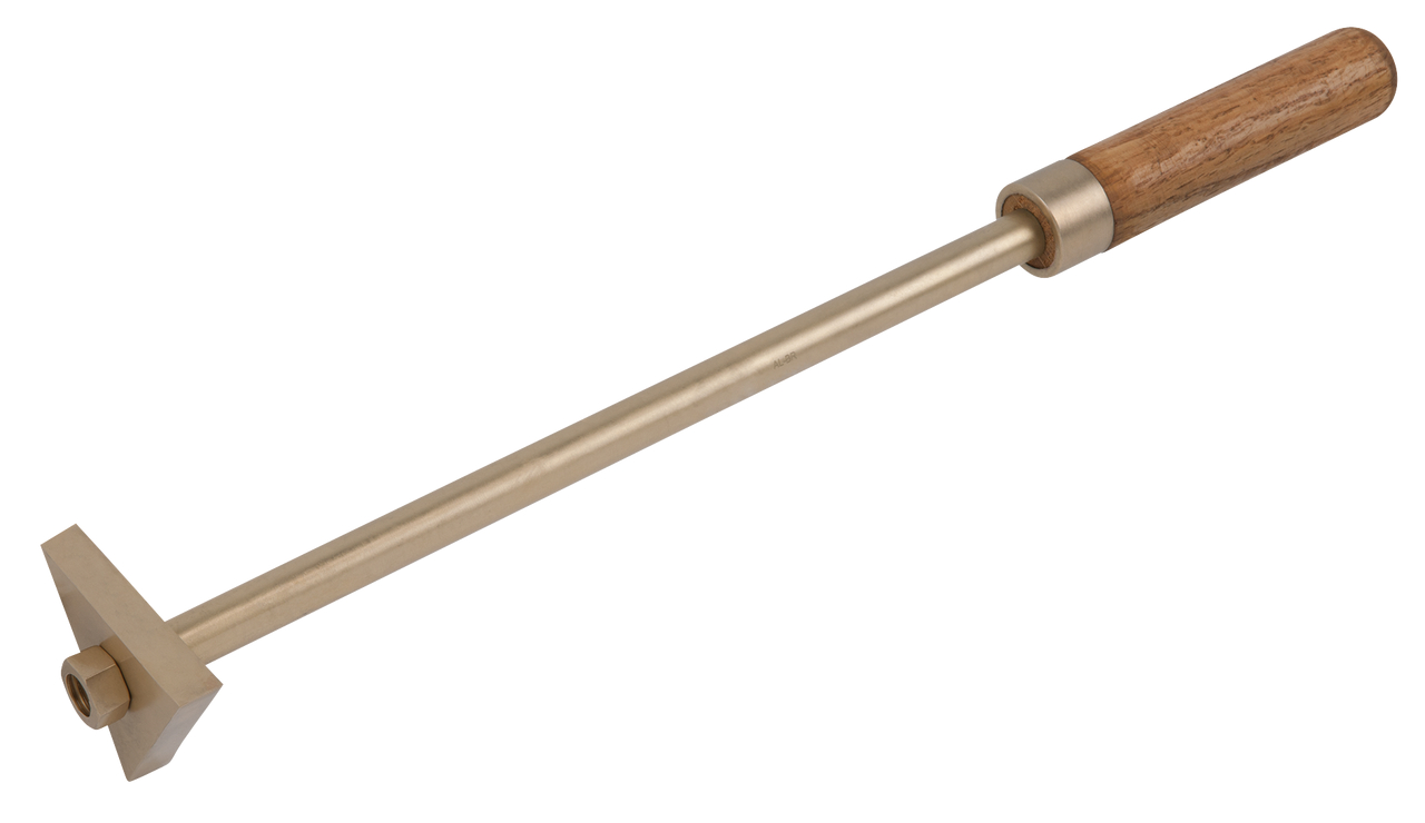 KS Tools BRONZEplus Dreikant-Plattenschaber 420 mm 