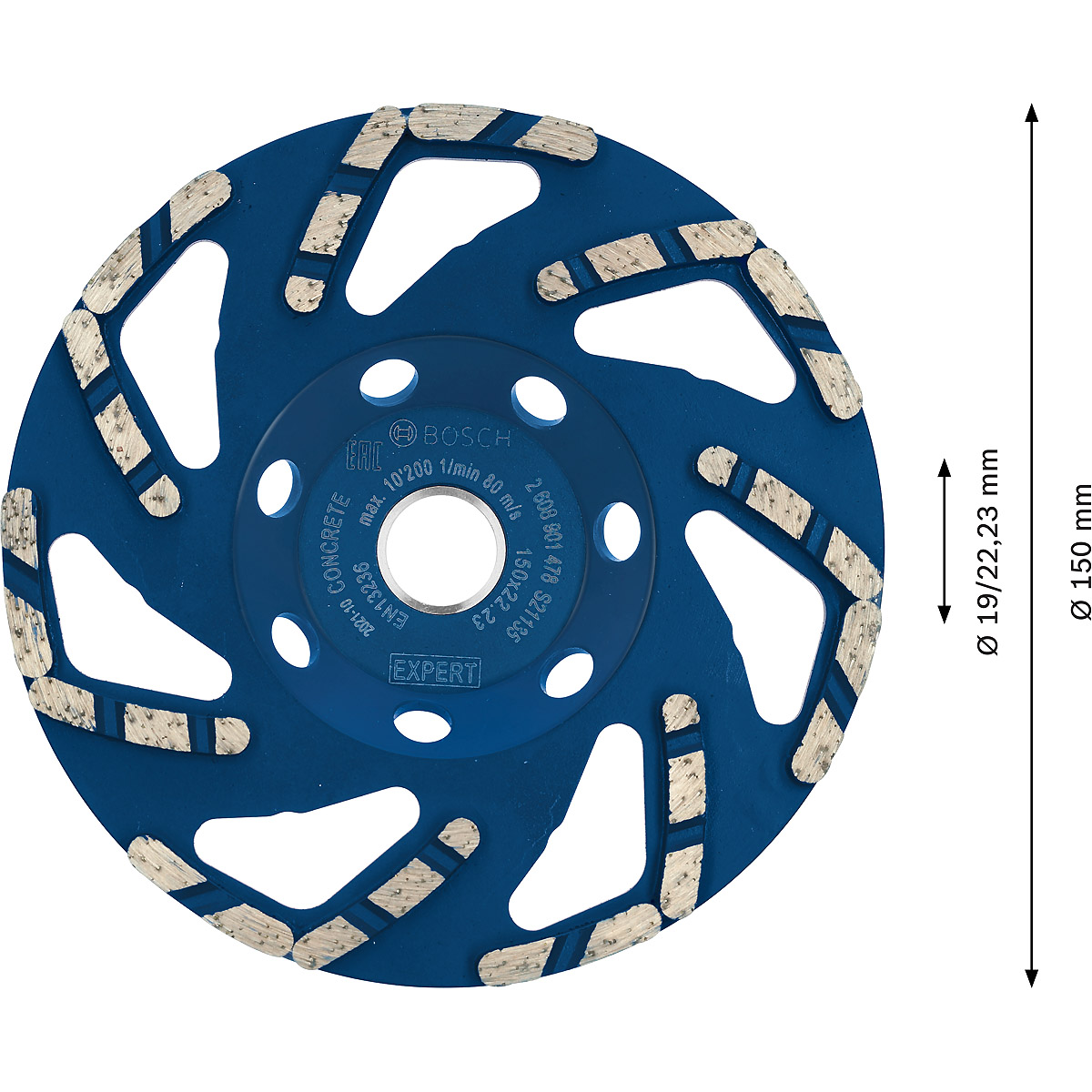 Bosch EXPERT Diamanttopfscheibe Concrete