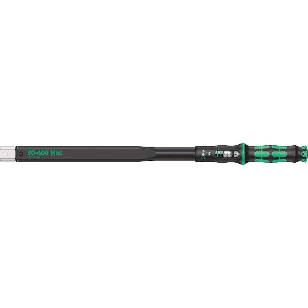 Wera Click-Torque X 6 Drehmomentschlüssel für Einsteckwerkzeuge, 80-400 Nm
