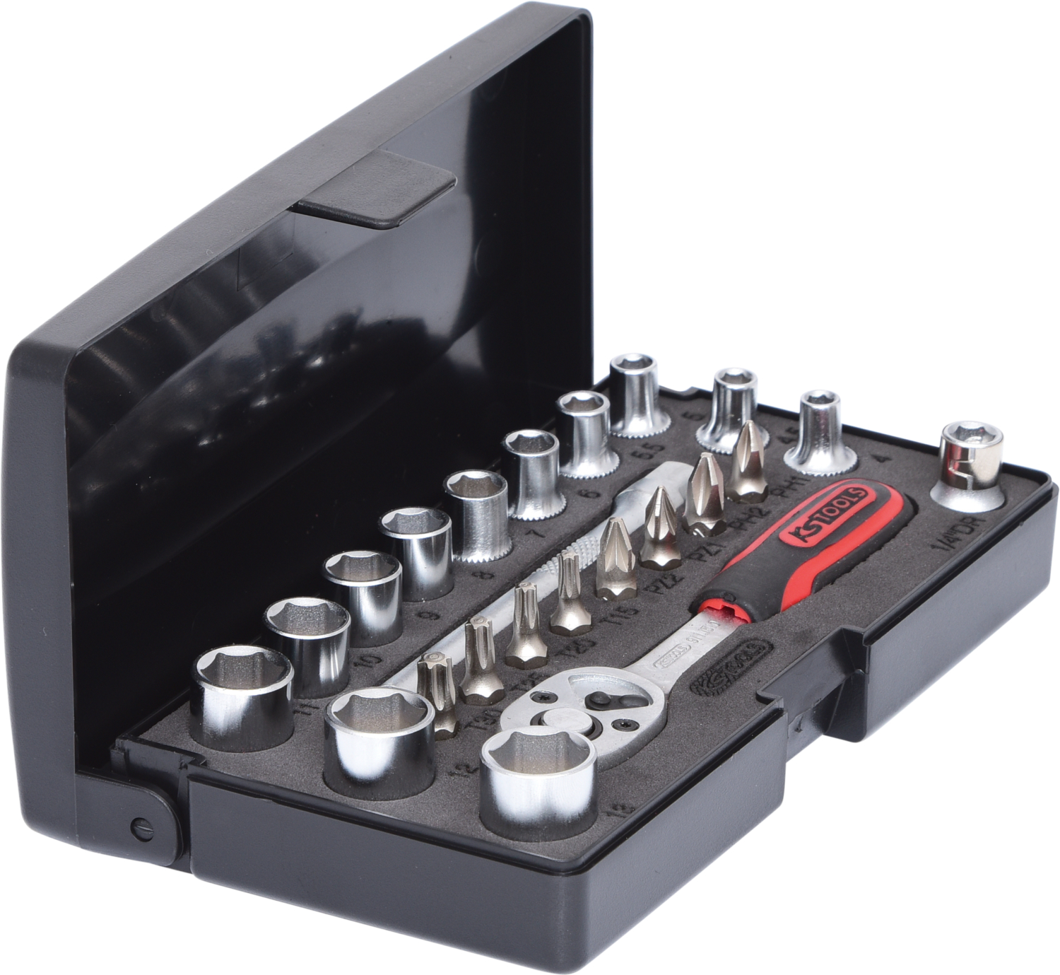 KS Tools 1/4" Steckschlüssel-Satz, 23-tlg