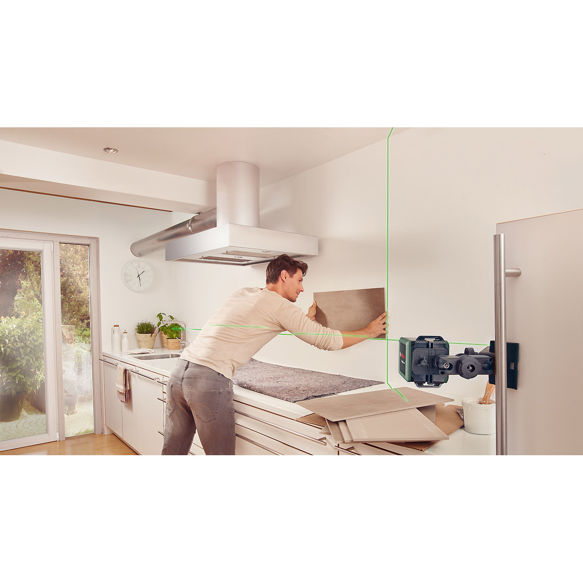 Bosch Kreuzlinien-Laser Quigo Green ECO- Lieferkarton
