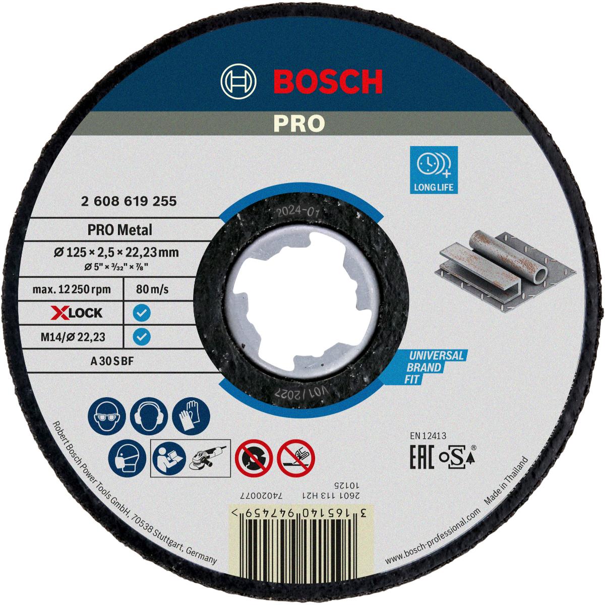 Bosch PRO Trennscheibe X-LOCK gerade Expert for Metal A 30 S BF