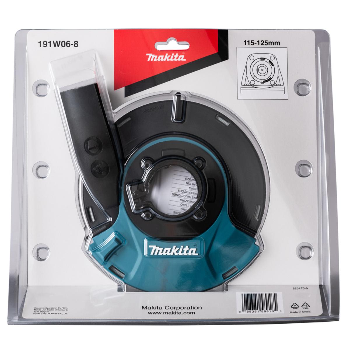 Makita Absaughaube Schleifen Ø 115 - 125 mm - 191W06-8
