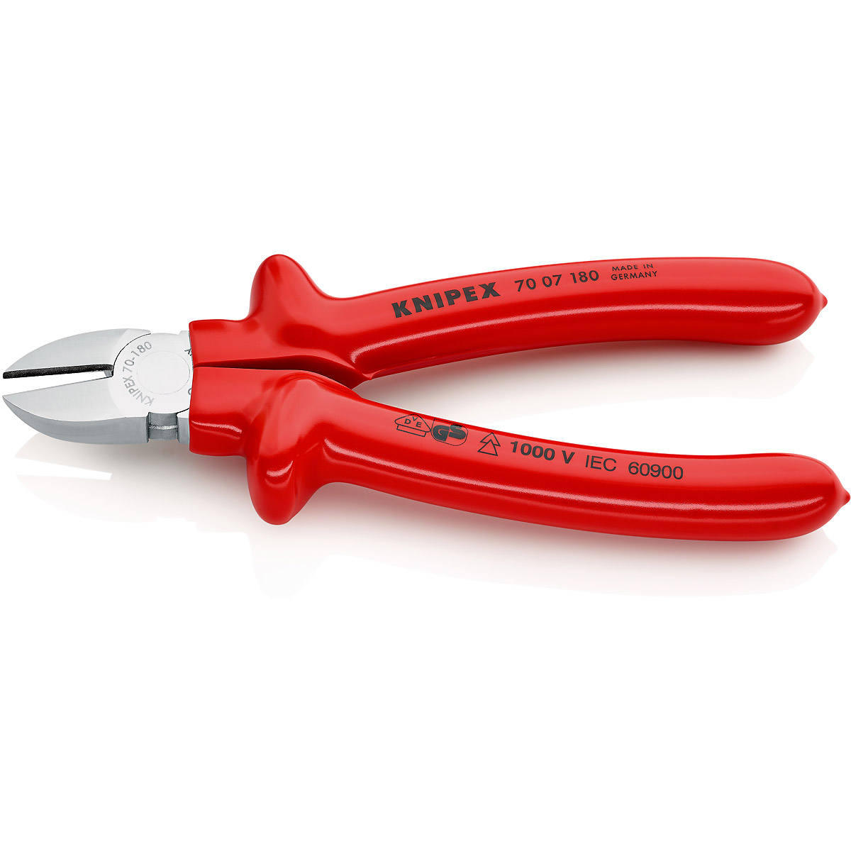 KNIPEX Seitenschneider tauchisoliert, VDE-geprüft