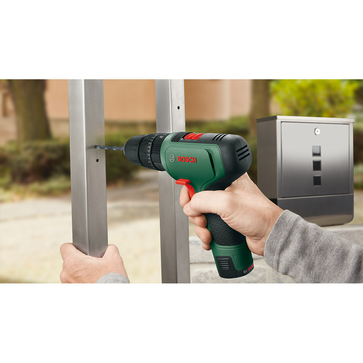 Bosch Akku-Zweigang-Schlagbohrschrauber EasyImpact 1200 mit 1x Akkupack, Ladegerät