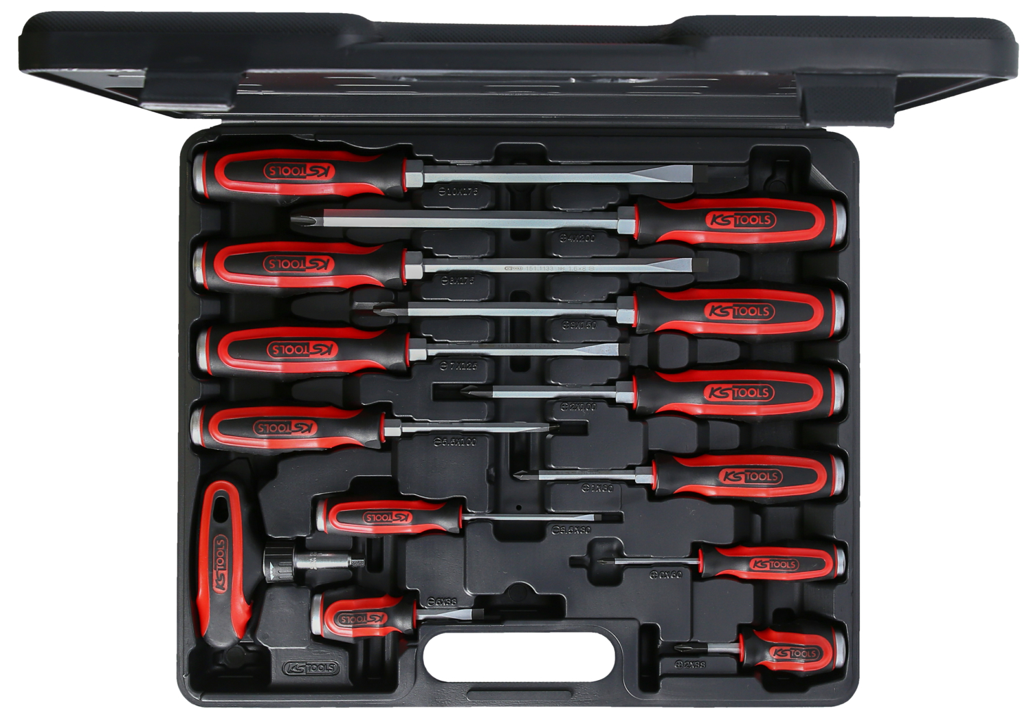 KS Tools ERGOTORQUE®max Schlagkappen-Schraubendreher-Satz, 13-tlg