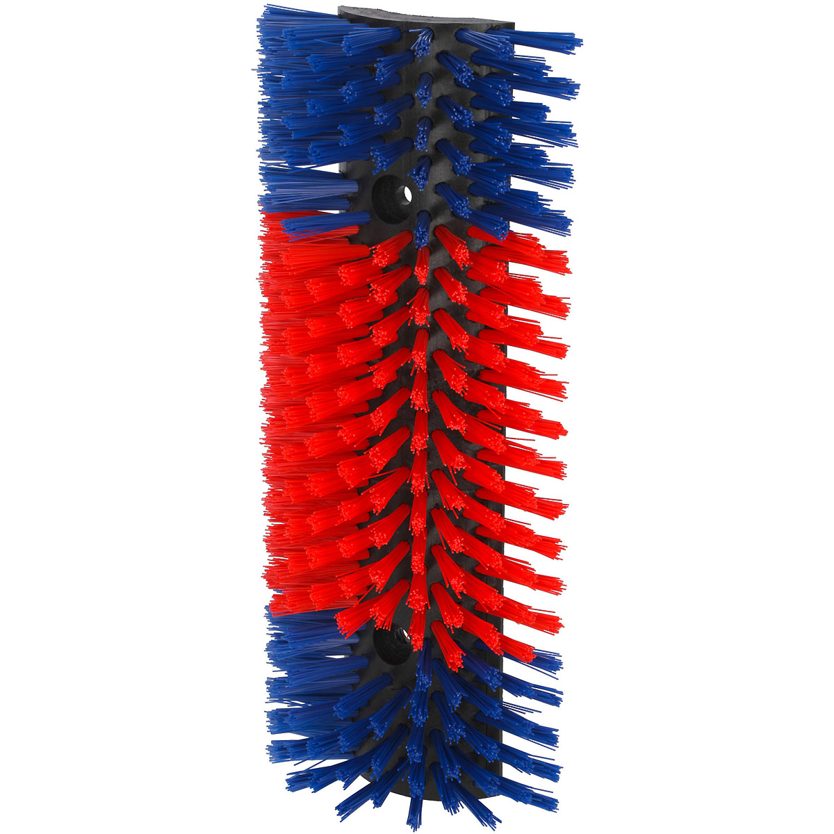 Kerbl Halbrunde Kratzbürste blau-rot