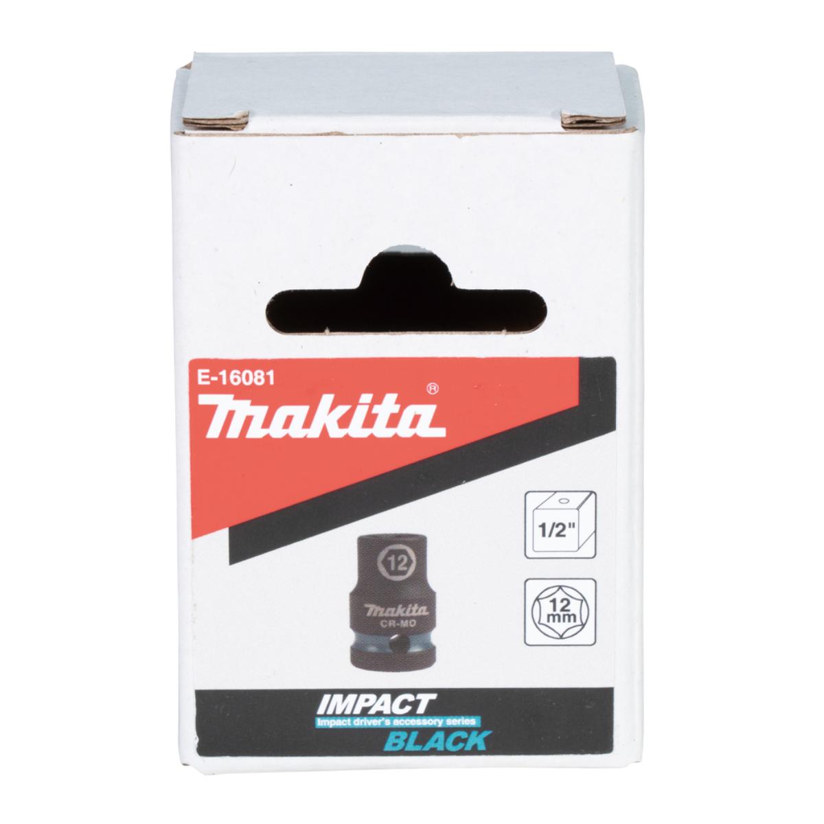 Makita Schlagnuss 1/2 Zoll kurz Impact Black