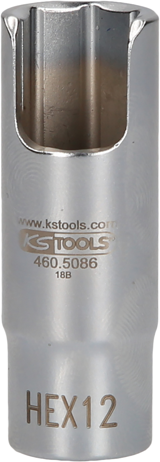 KS Tools 3/8" Spezial-Winkel-Rohrverbinder-Stecknuss, 12 mm