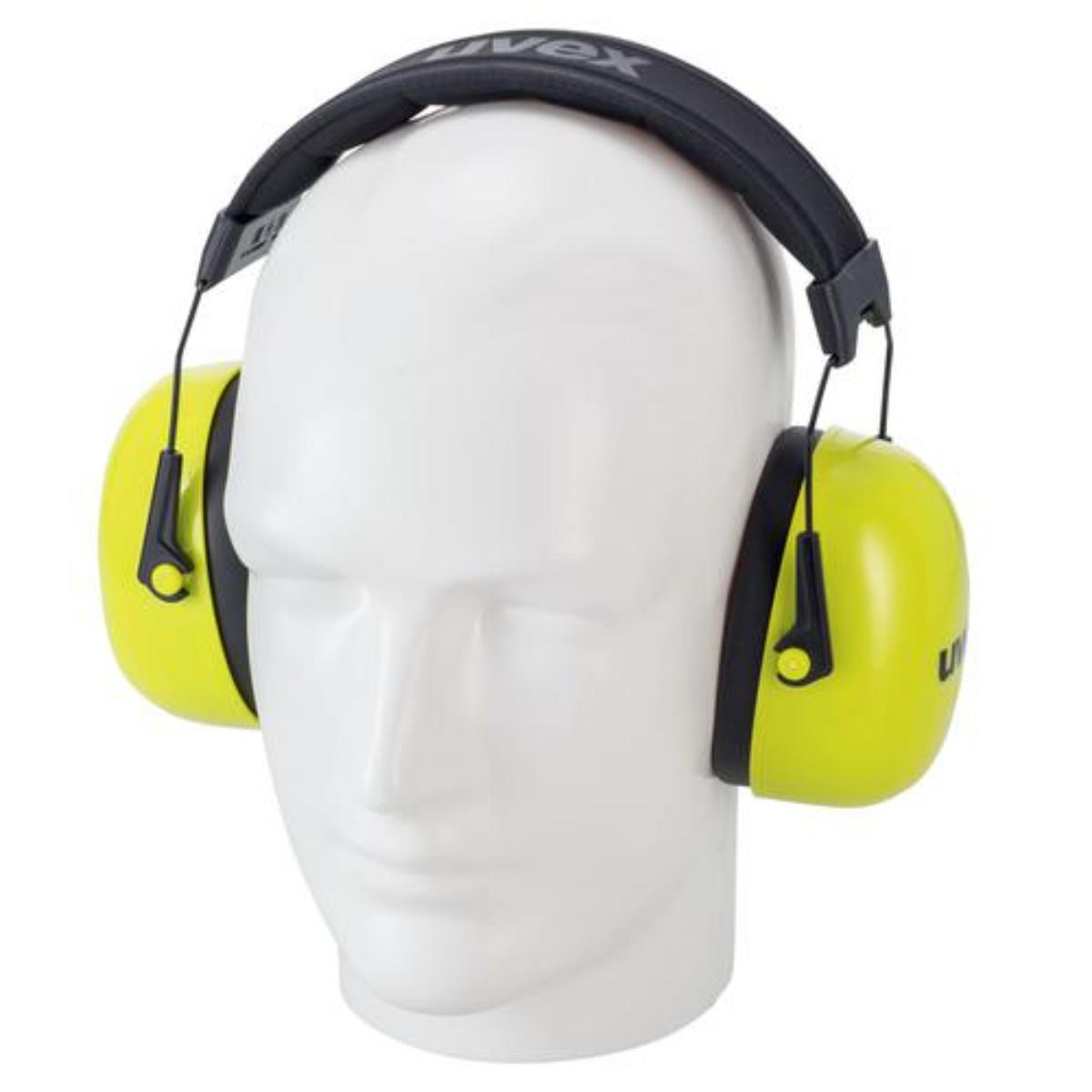uvex K20 Kapselgehörschutz Gehörschutzkapsel Hi - Viz gelb SNR 33 dB