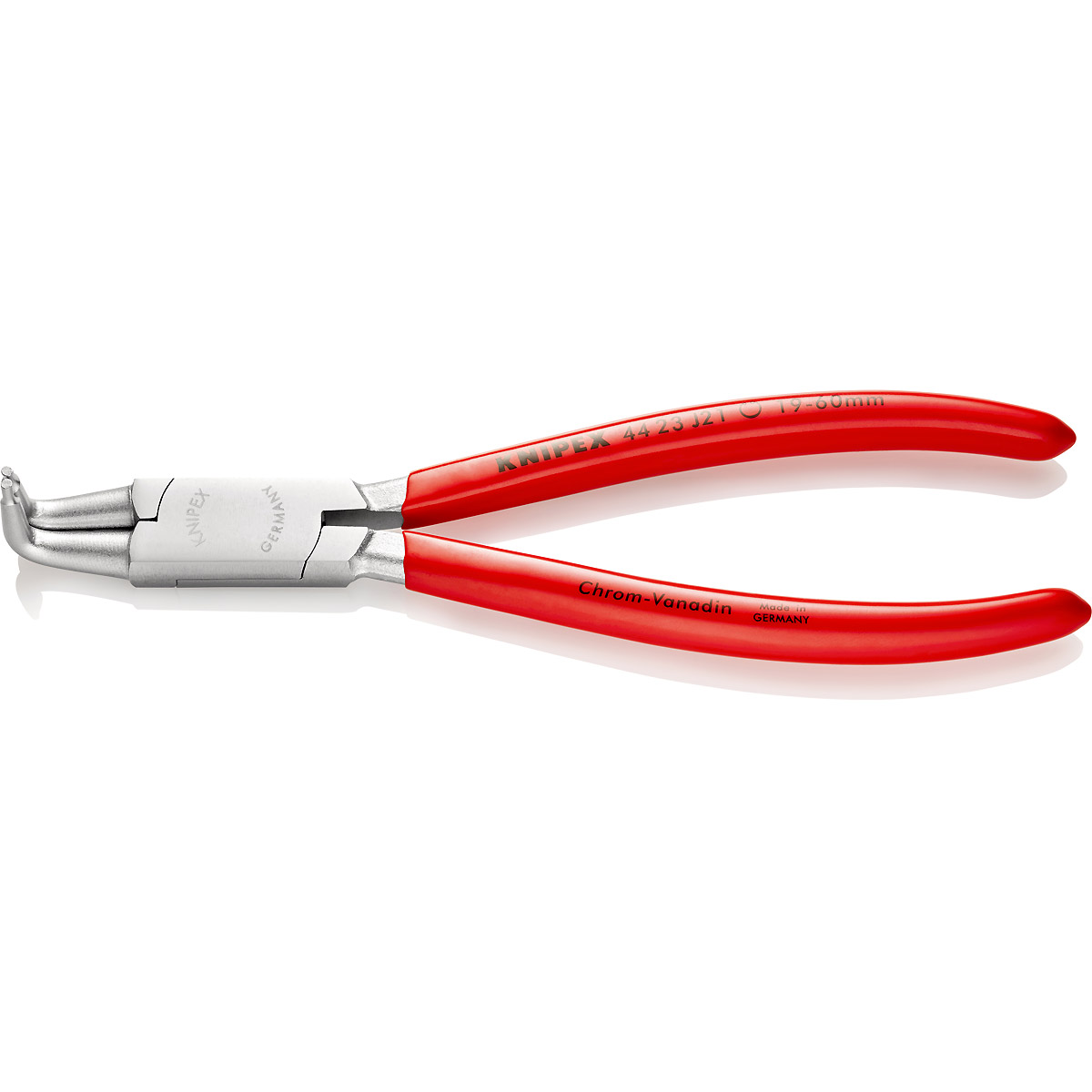 KNIPEX Sicherungsringzange verchromt angewinkelt