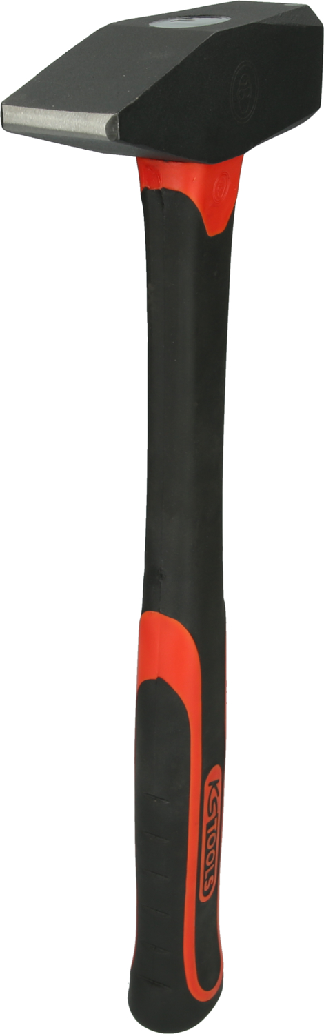 KS Tools Schlosserhammer mit Fiberglasstiel