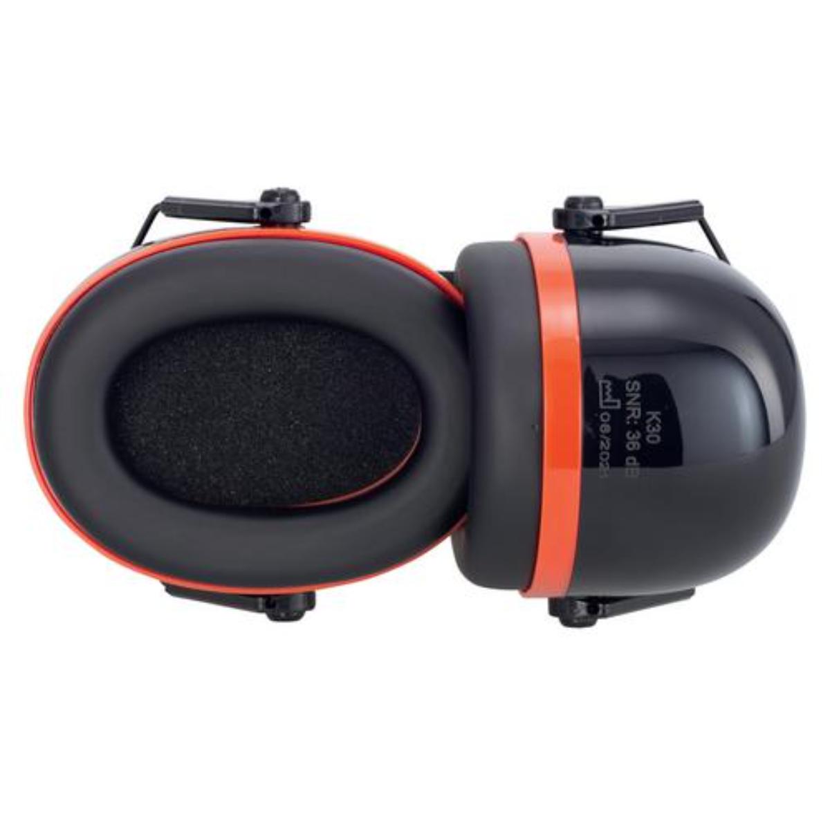 uvex K30 Kapselgehörschutz schwarz/ rot SNR 36 dB
