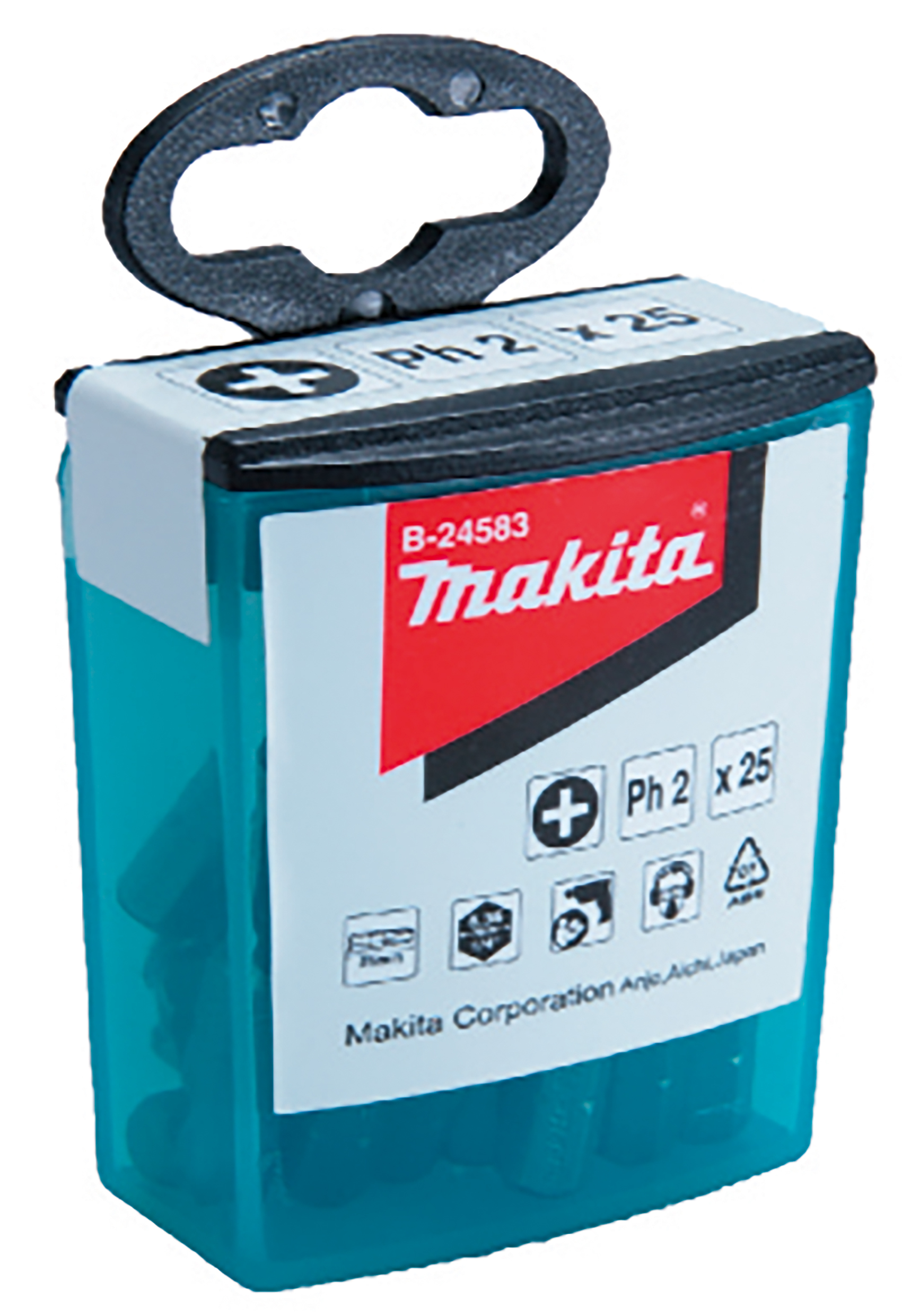 Makita Bit PH2, 25 Stück - PH2 - 25 mm - B-24583
