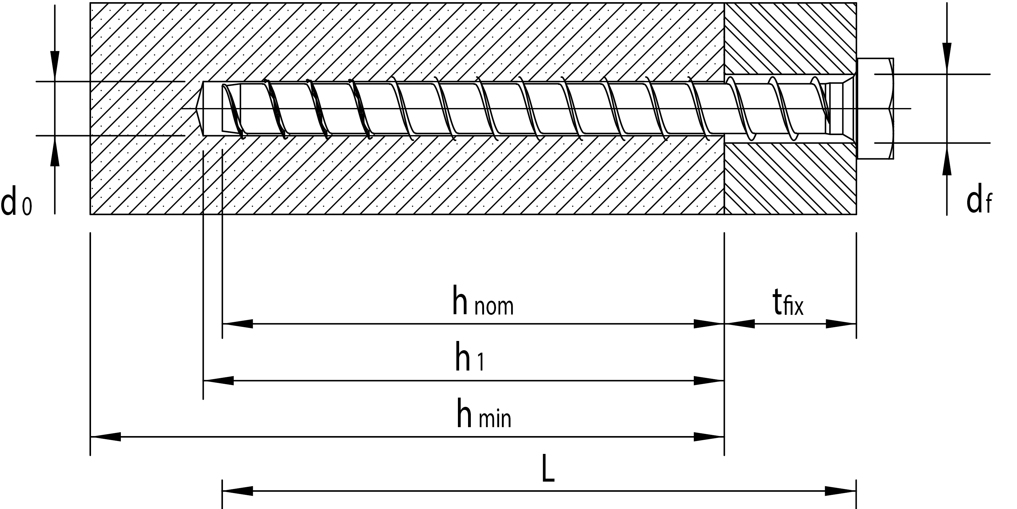HECO MULTI-MONTI-plus S 16,0 x 80, Sechskantkopf, A2K, 25-Stück