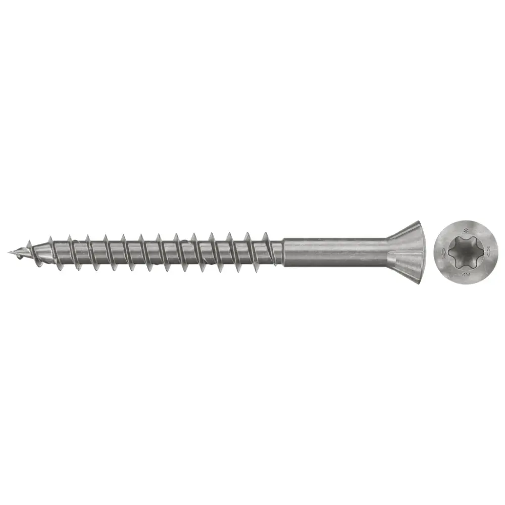 Fischer Fassadenschraube FFSII 5,0x60 SK TX A2 200 Senkkopf, Teilgewinde