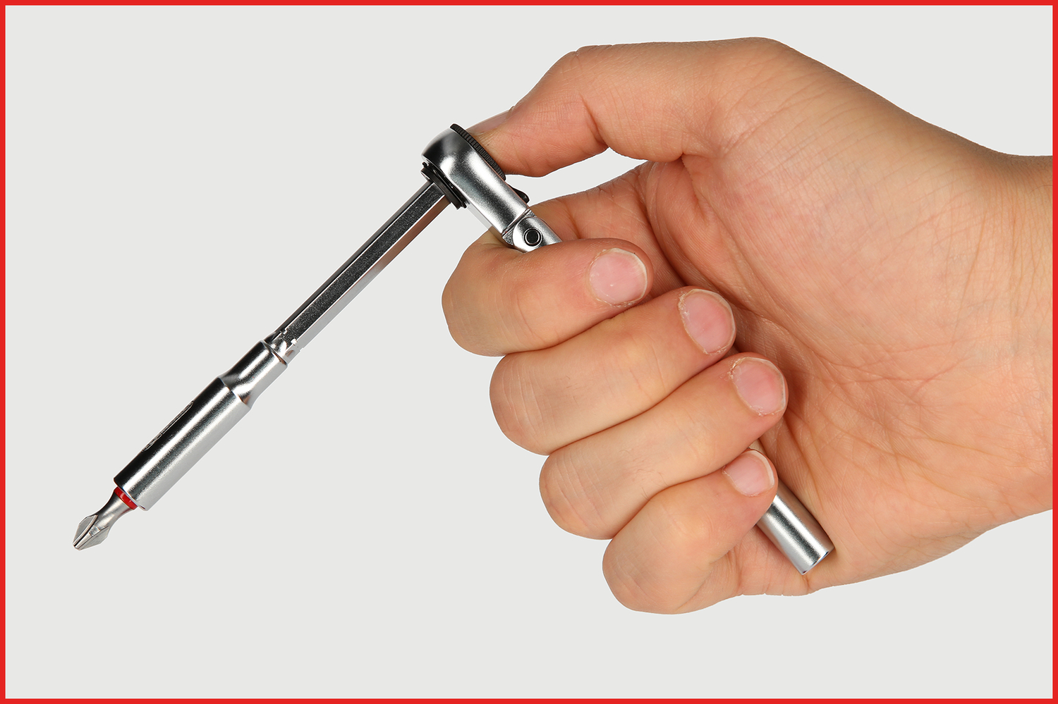 KS Tools 1-4“ Bit-Gelenk-Umschaltknarre, Länge 119 mm