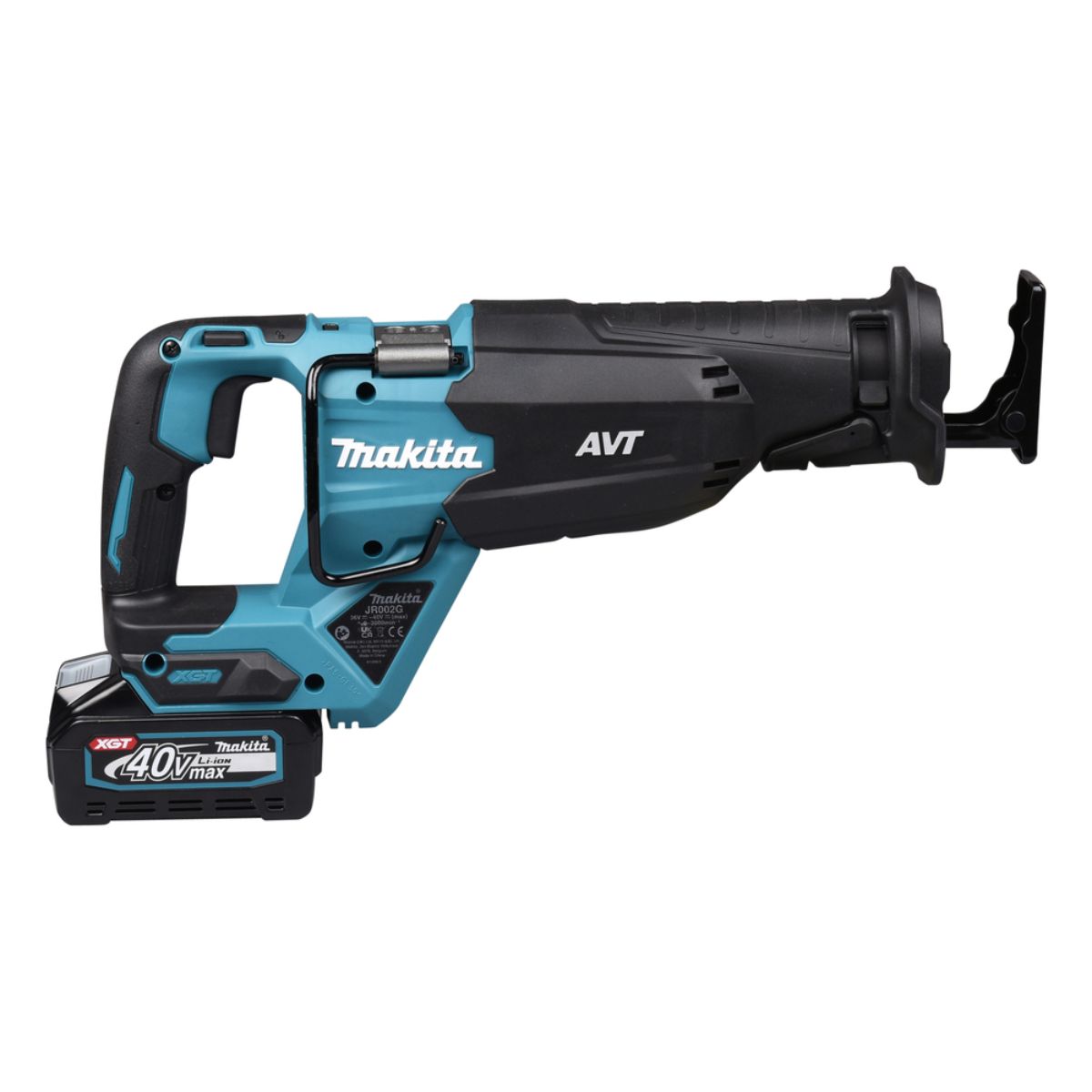 Makita Akku-Reciprosäge 40V max. / 4,0 Ah, 2 Akkus + Ladegerät im Transportkoffer JR002GM201