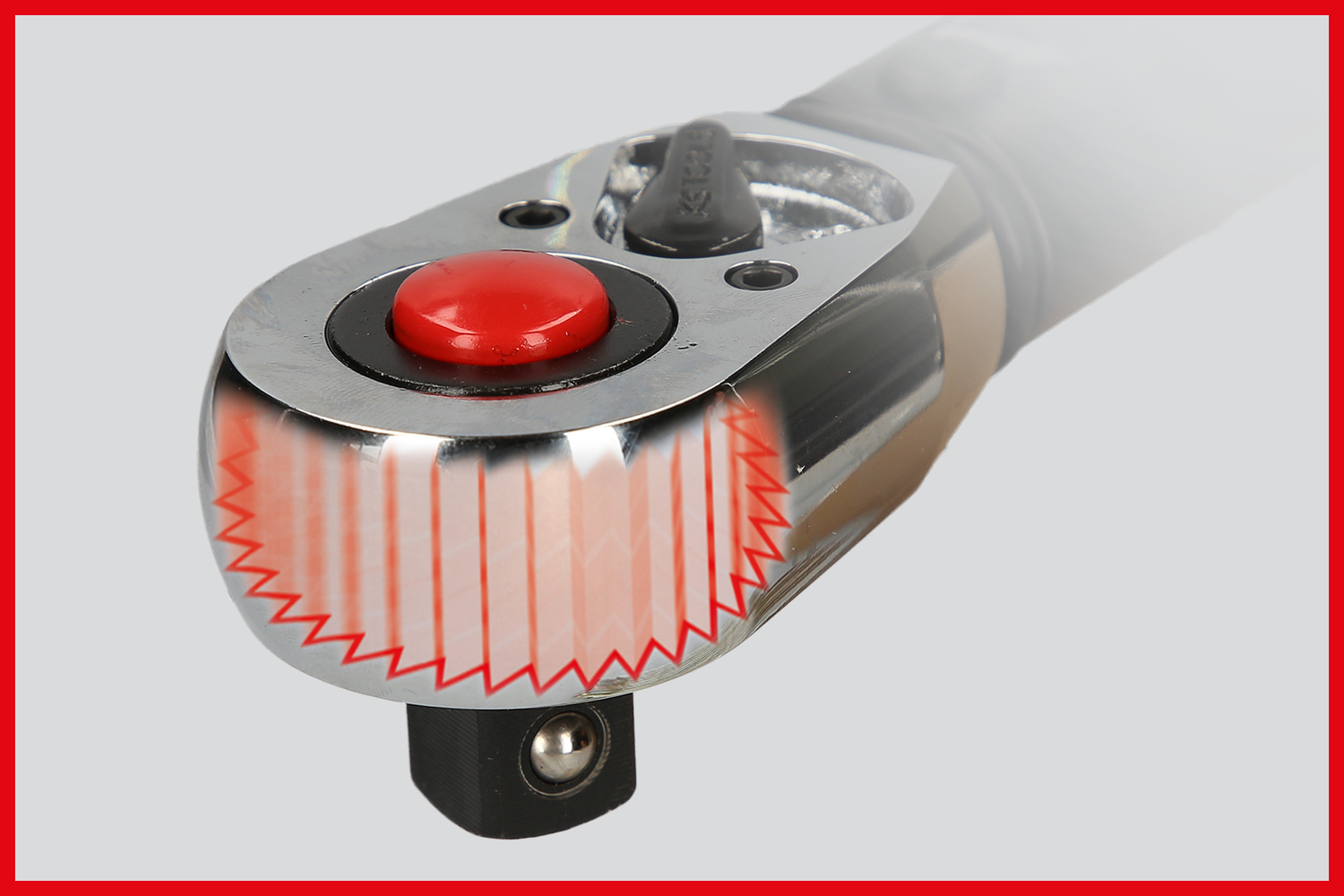 KS Tools ERGOTORQUE®precision Ratschen-Drehmomentschlüssel