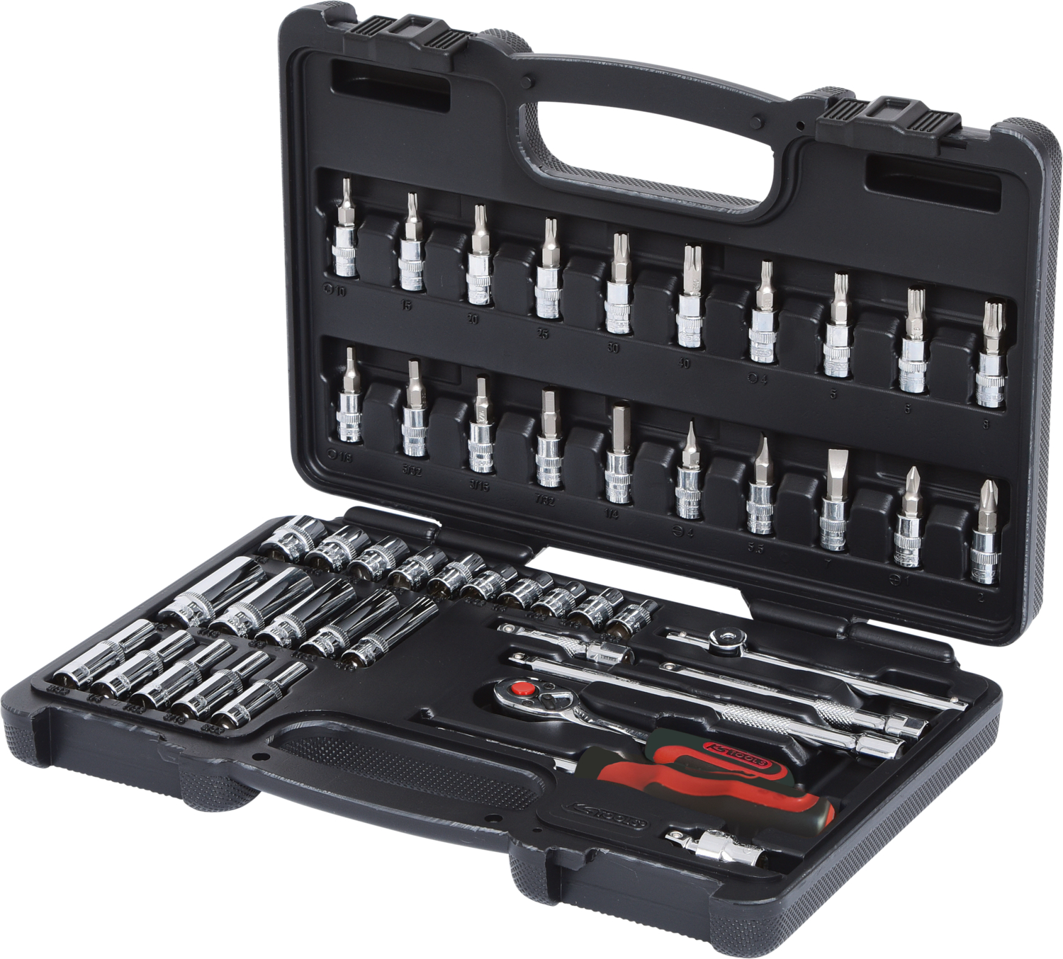 KS Tools 1/4" CHROMEplus Steckschlüssel-Satz, 47-tlg