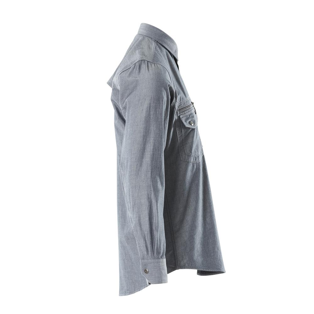 MASCOT Norwood Herren Langarmhemd CROSSOVER dunkelblau Denim