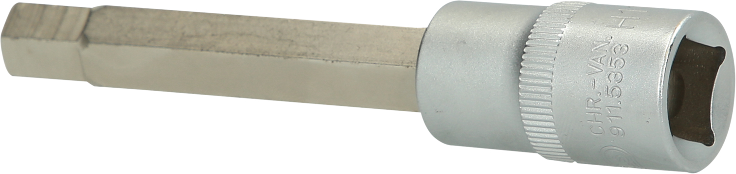 KS Tools 1/2" Bit-Stecknuss Innensechskant, lang
