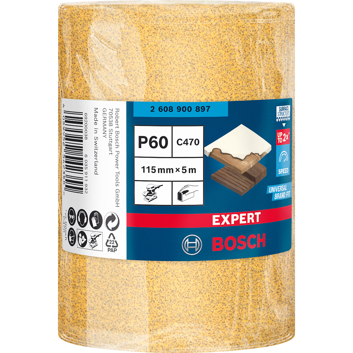 Bosch EXPERT C470 Schleifpapierrolle zum Handschleifen