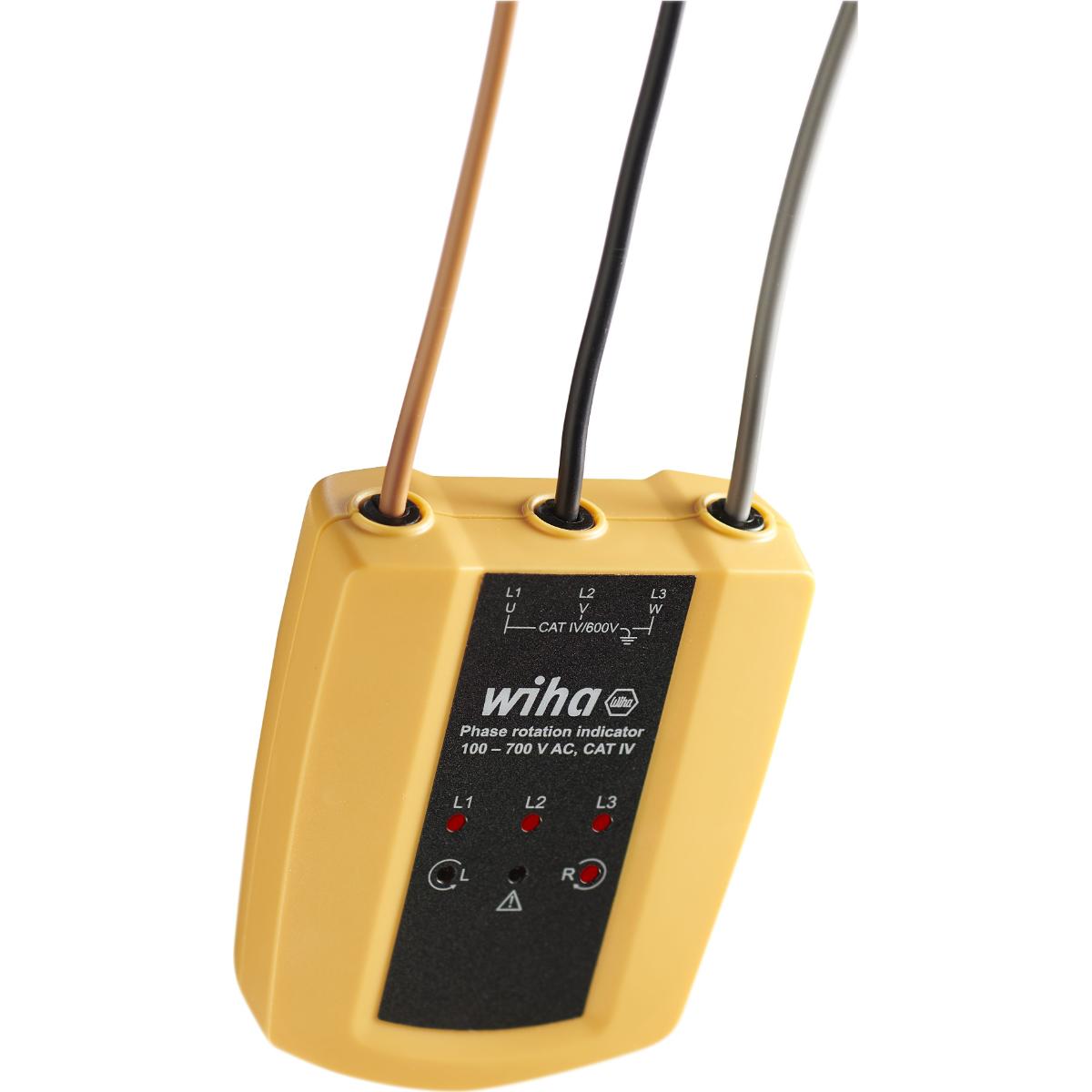 Wiha Drehfeldrichtungsanzeiger 100 - 700 V AC, CAT IV