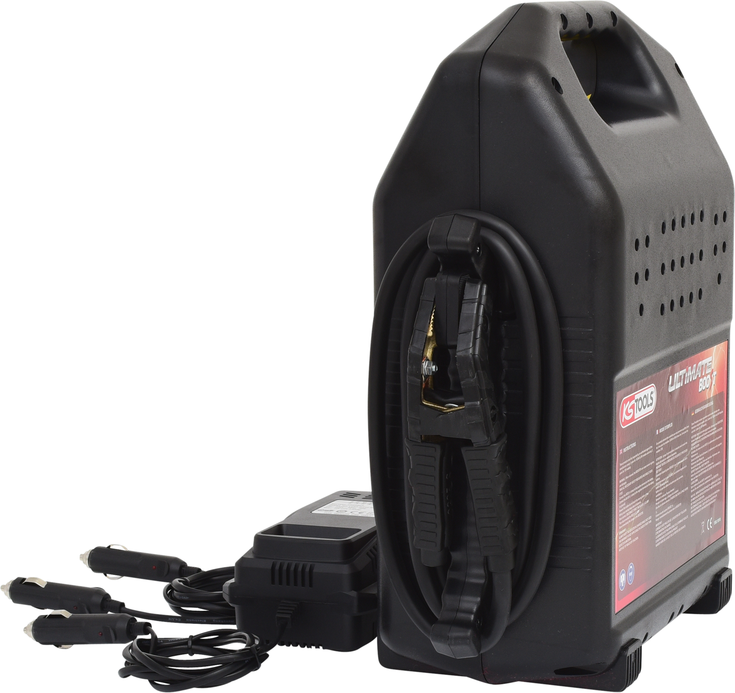 KS Tools 12 V Batterie-Booster, mobiles Starthilfegerät 850 A