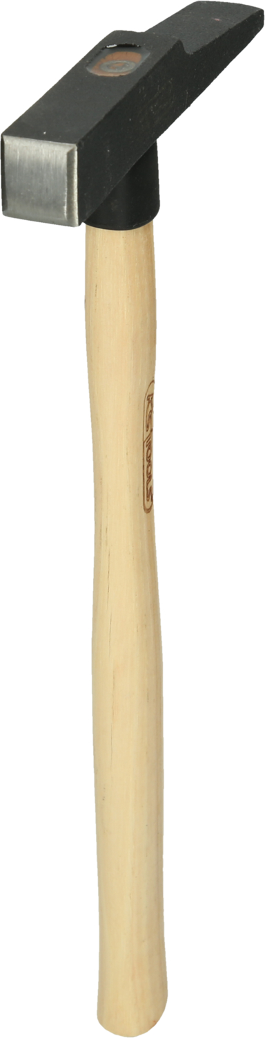 KS Tools Elektrikerhammer, französische Form, Hickory-Stiel, 200g