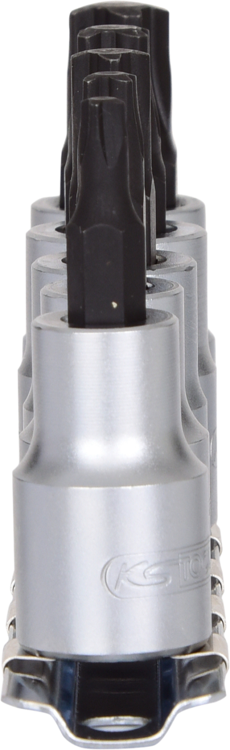 KS Tools 3/8" Bit-Stecknuss-Satz für MTS MORTORq®-Schrauben, 5-tlg
