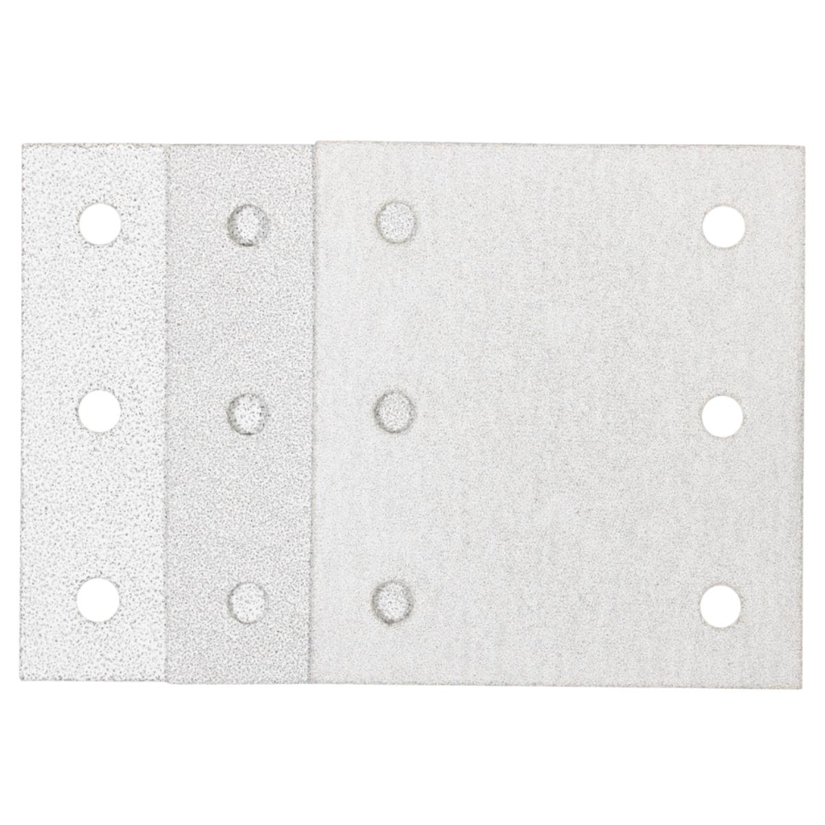 Makita Schleifpapier-Set 102x114 mm 3-tlg. Körnung A60, A100, A150, Klett - 6 Loch - 192352-4