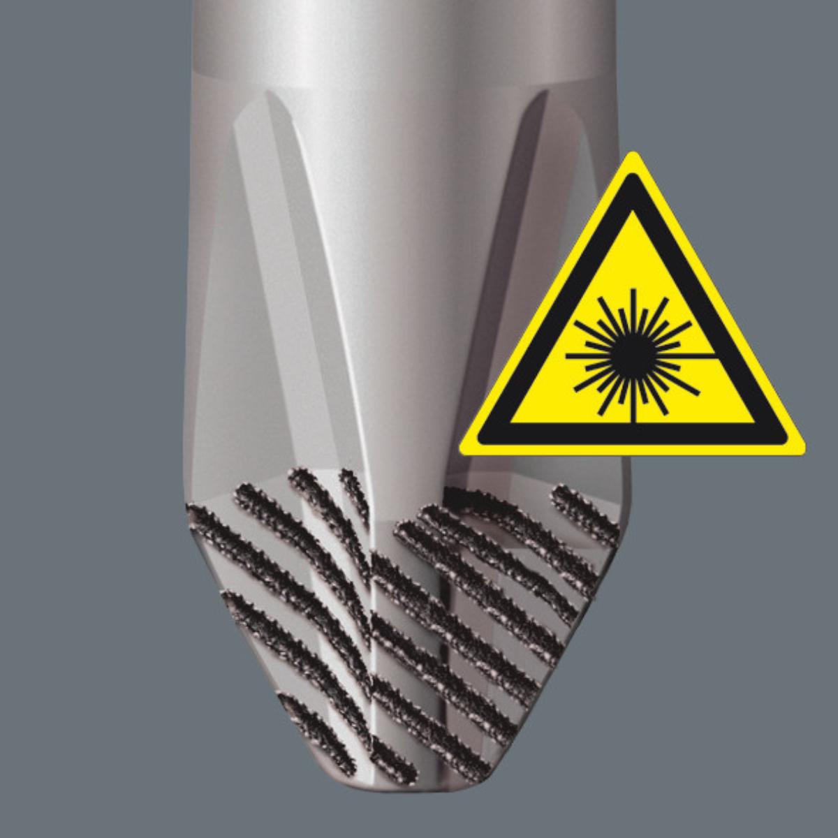 Wera 1834 Kraftform Ball-Grip Schlitz-Schraubendreher - Werkstattklinge, 1 x 6 x 150 mm