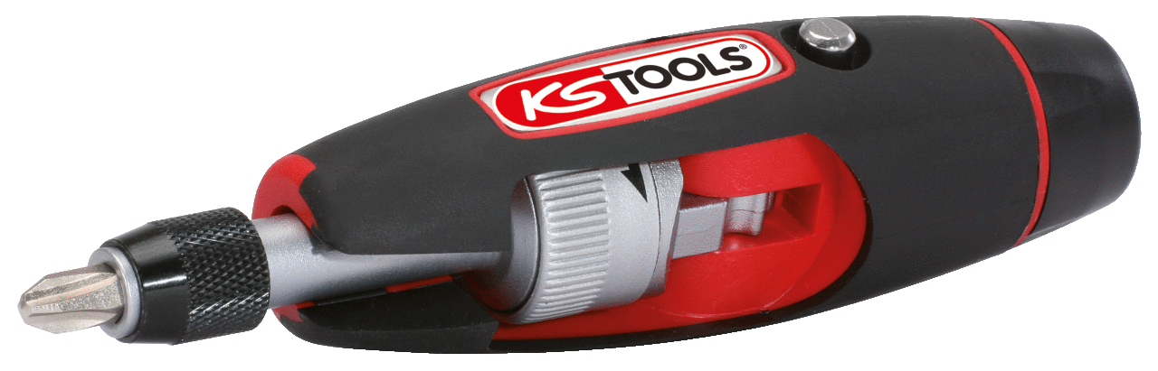 KS Tools 1/4" T-Griff Ratschen-Bit-Schraubendreher, 7-tlg
