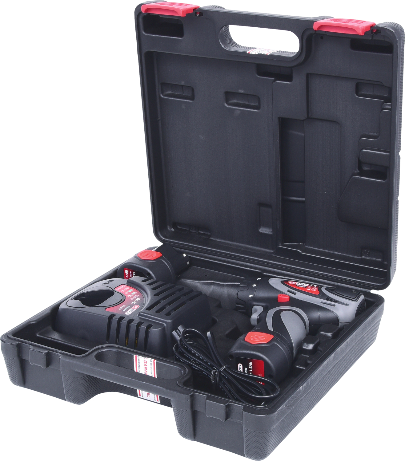 KS Tools 1-4'' Akku-Bit-Schrauber, 24Nm, 400 U-min 10,8V, mit 1 Akku und 1 Ladegerät