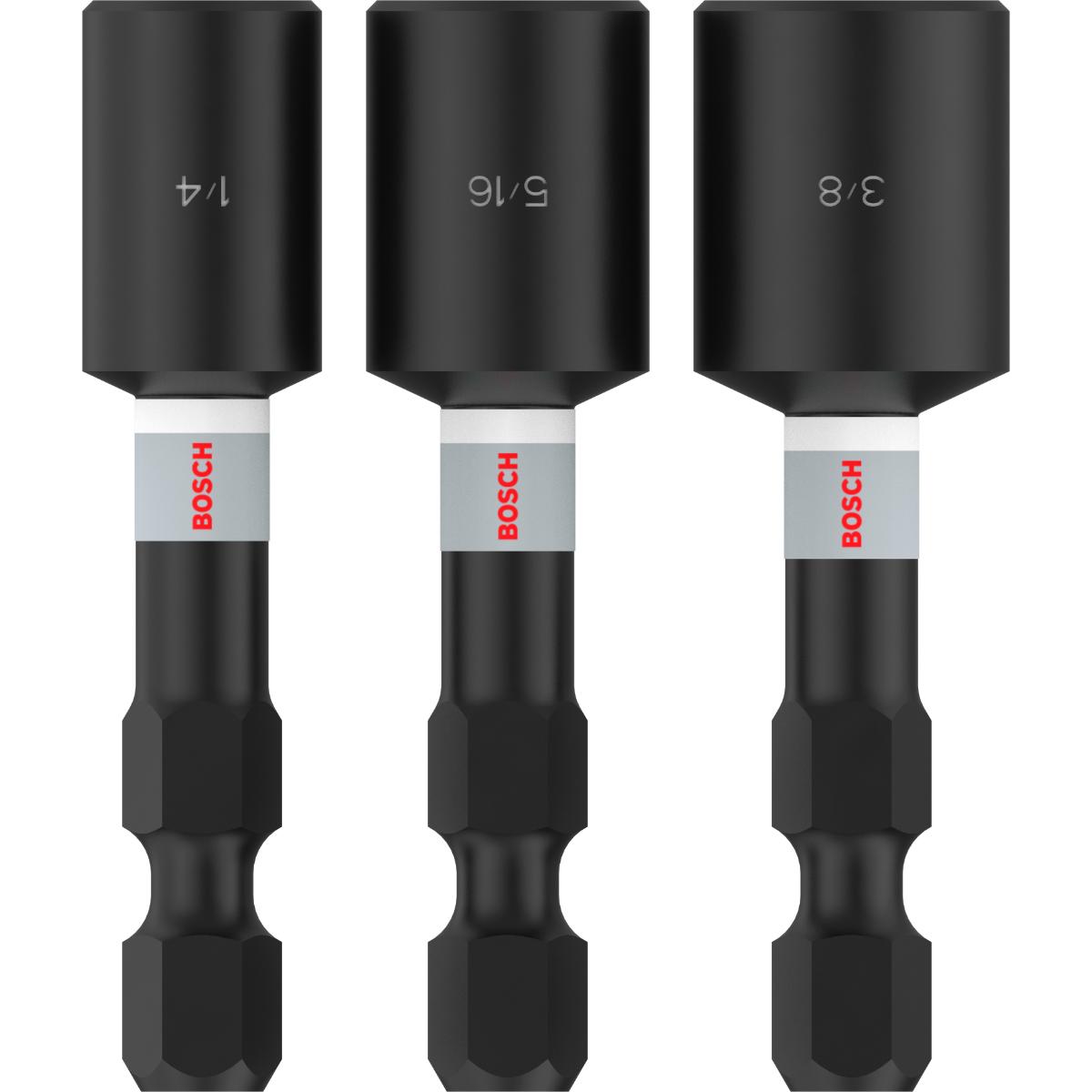 Bosch PRO Nutsetter Impact,1/4 x50mm,5/16 x50mm,3/8 x50mm,1 7/8 x50mm, 4-teiliges Set
