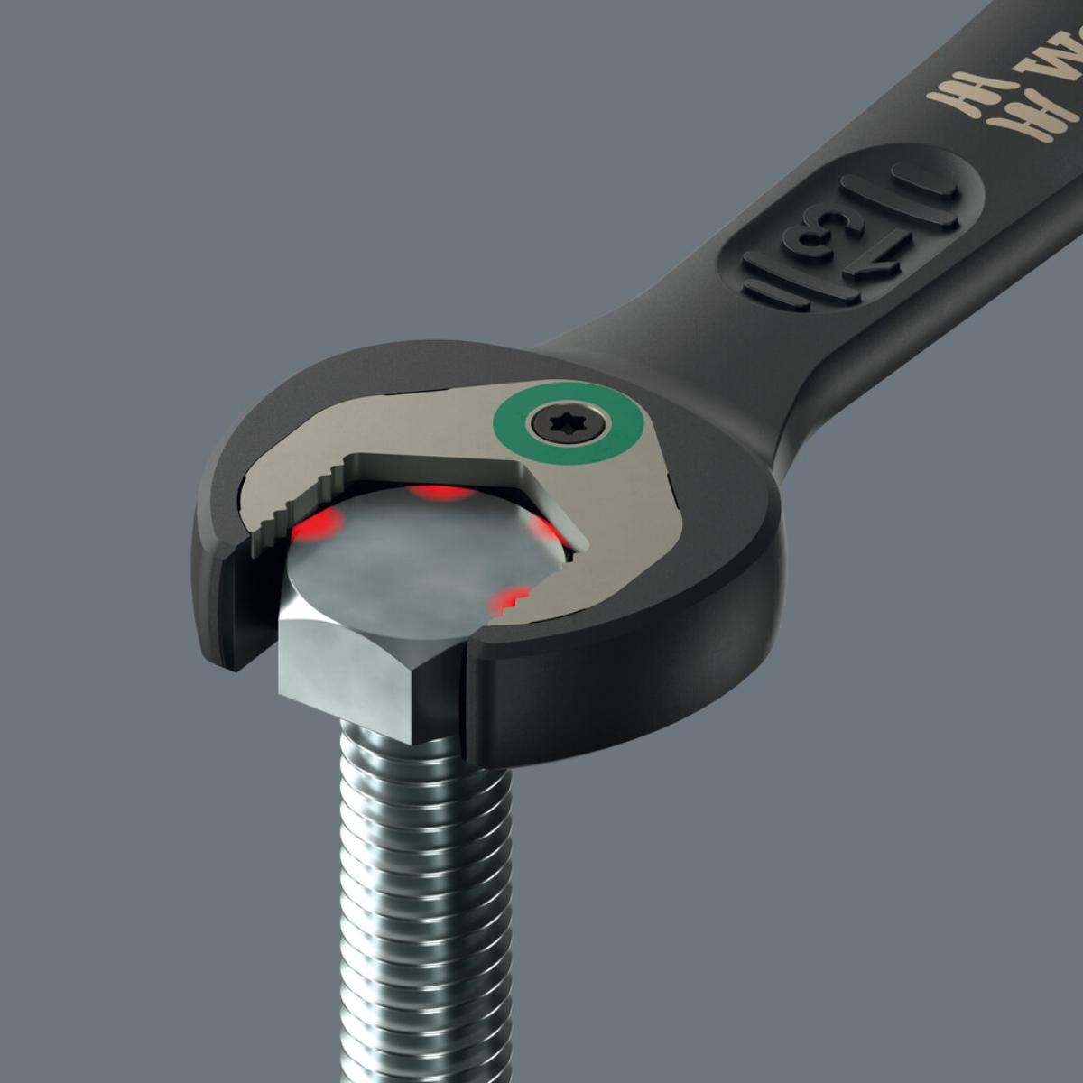 Wera 6000 Joker Black Edition 11 Set 1 Maul-Ringratschenschlüssel-Satz, 11-teiliges Set
