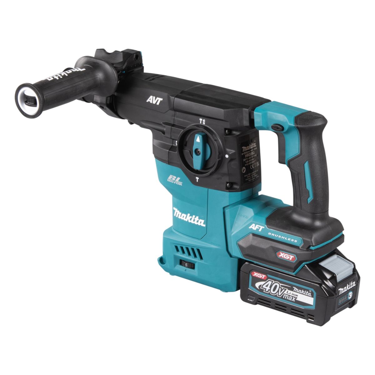 Makita Akku-Kombihammer 40V max. mit Schnellwechselfutter (ohne Akkus, ohne Ladegerät) HR009GZ
