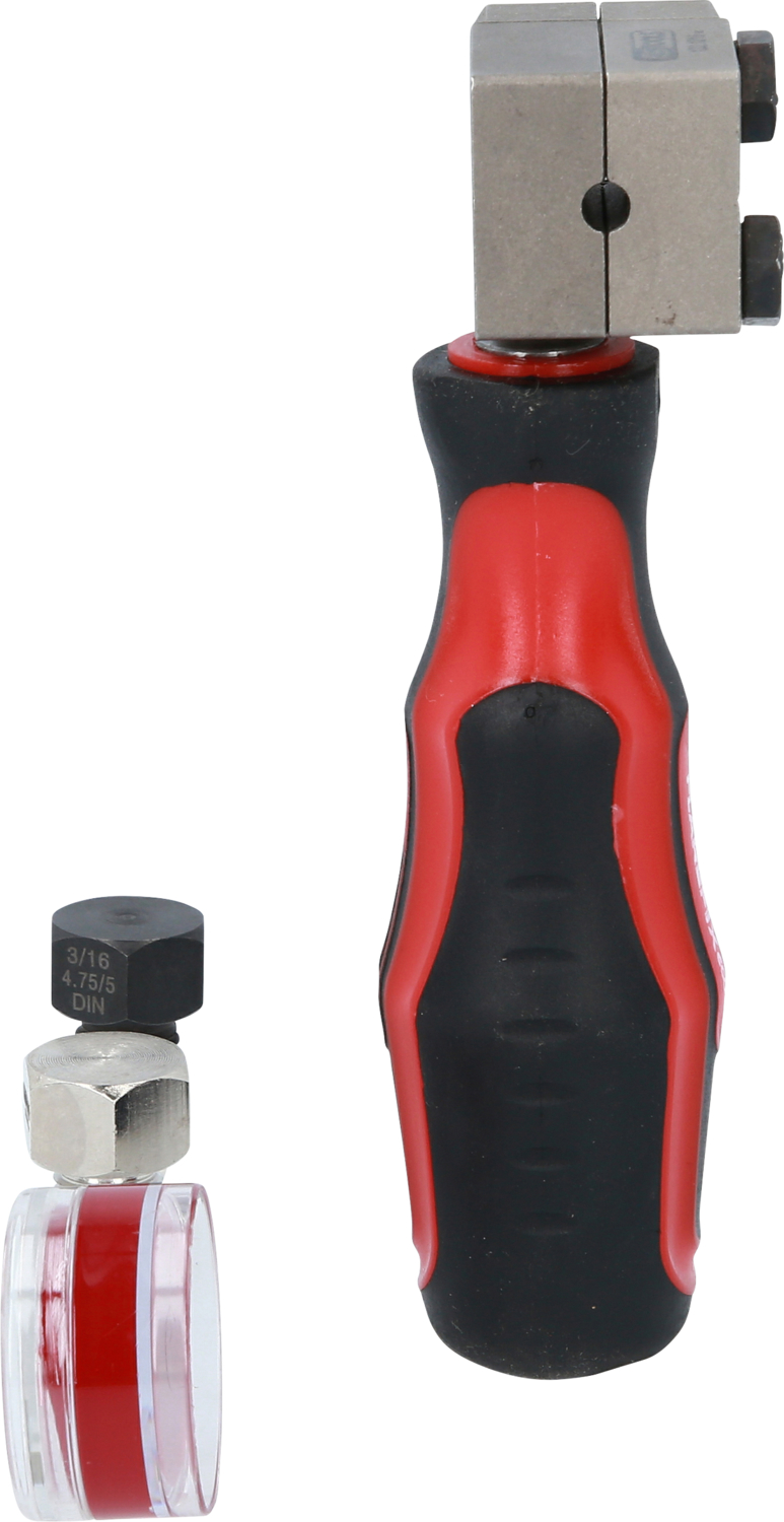 KS Tools FLAREFIXeco 4,75 mm Universal-Bremsleitungs-Bördelgerät-Satz, 4-tlg
