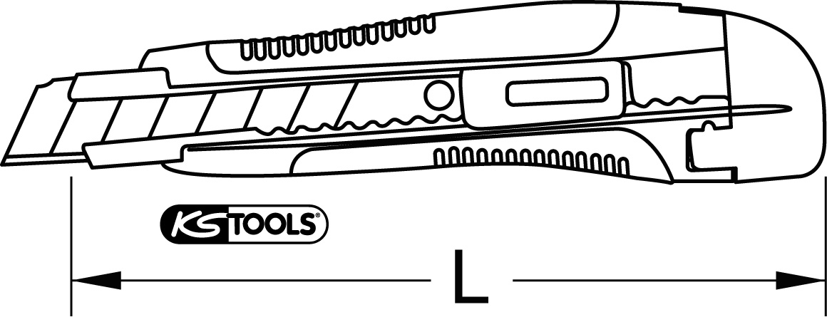 KS Tools Universal-Abbrechklingen-Messer 18 mm