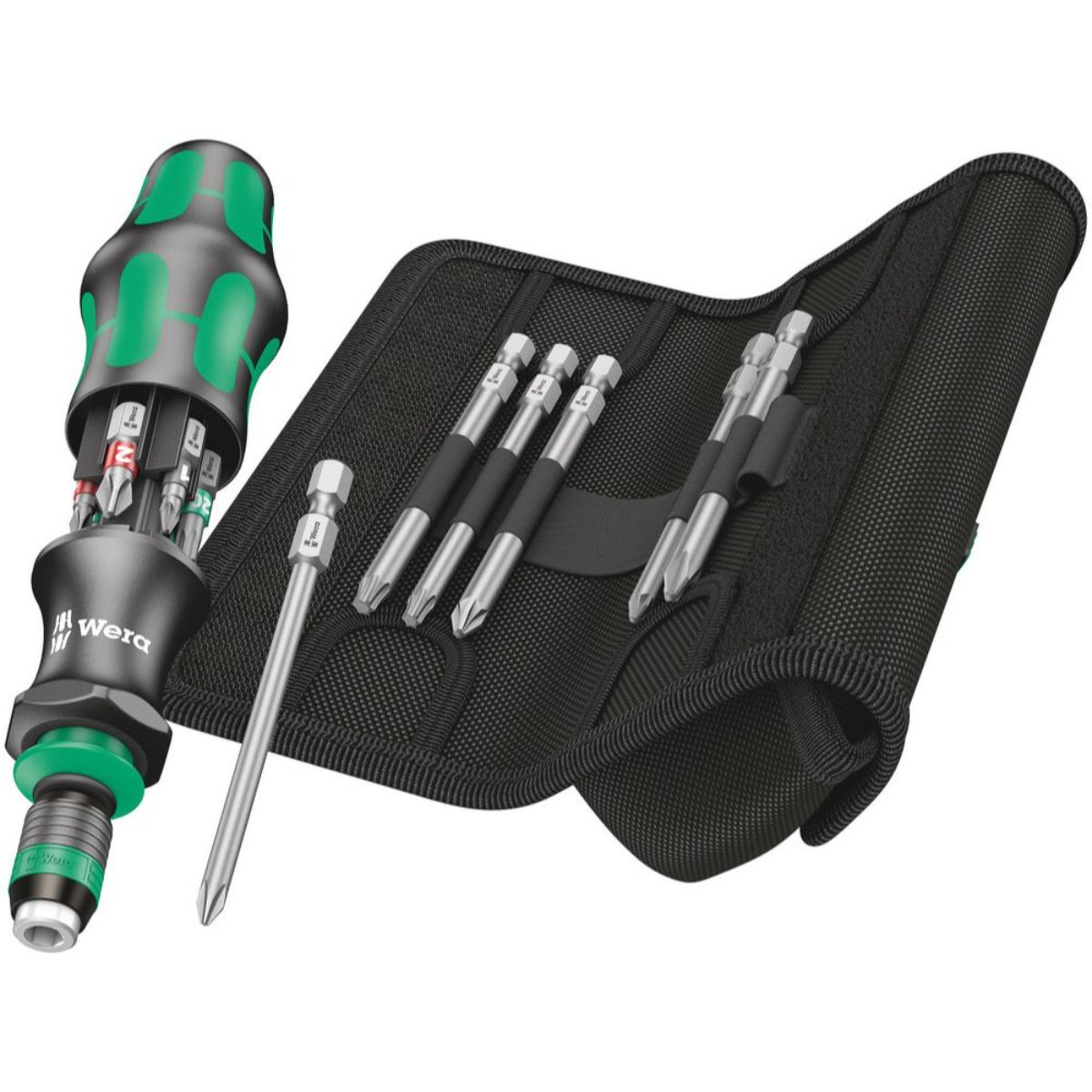 Wera Kraftform Kompakt 20 Tool Finder 2 mit Tasche, 13-teilig