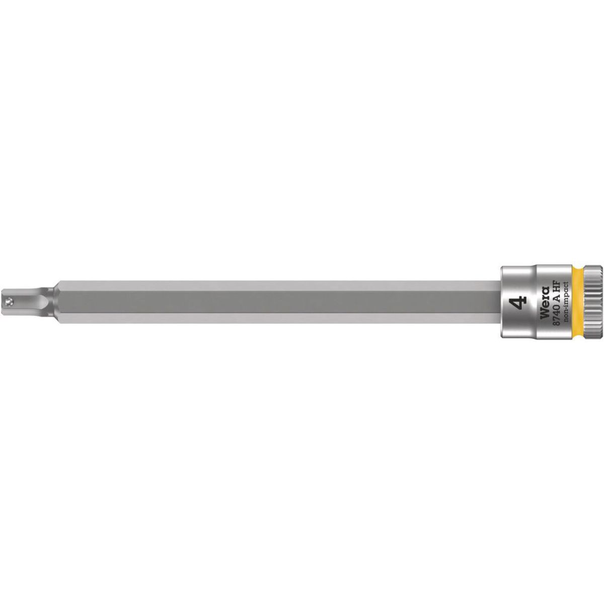 Wera 8740 A HF Zyklop Bitnuss + 1/4"-Antrieb + Haltefunktion für Innensechskantschrauben, metrisch