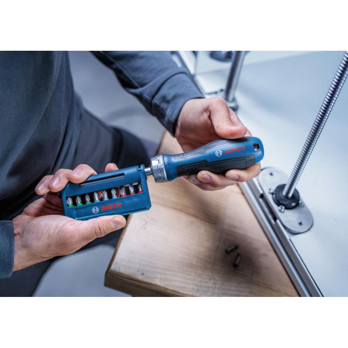 Bosch Bit-Ratschenschraubendreher, 18 Bits
