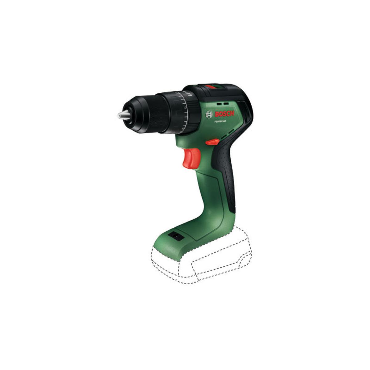 Bosch Akku-Schlagbohrschrauber PSB18V-60, 1x Akku PBA 18V 2.5Ah in Koffer