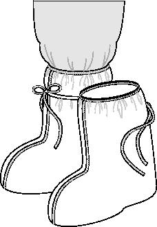 uvex 9864 Einweg-Überzieh Stiefel Größe 42-46 Inhalt: 50 Stück 