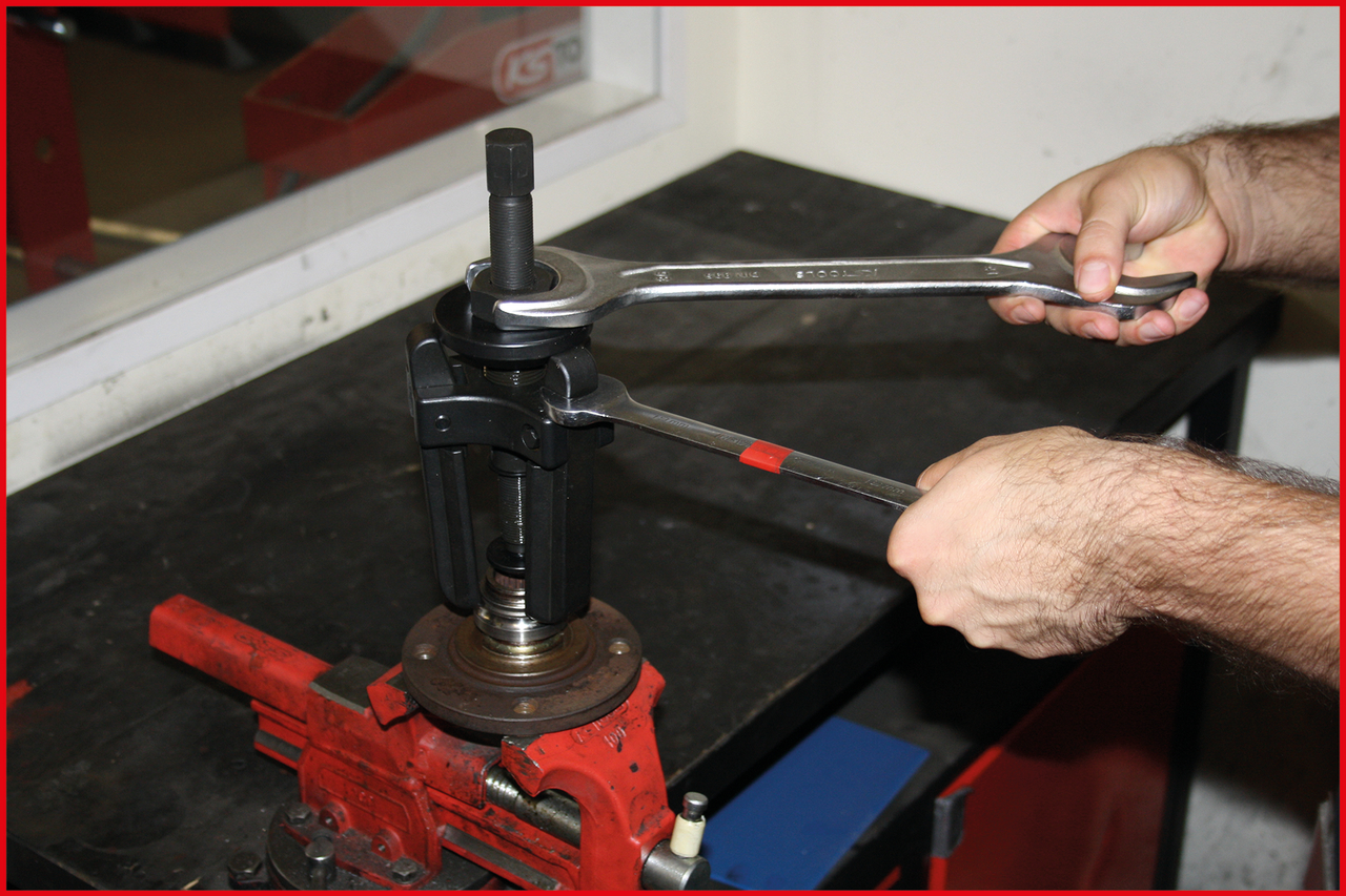 KS Tools Lagerring-Abzieher 3-armig mit Spannkonus