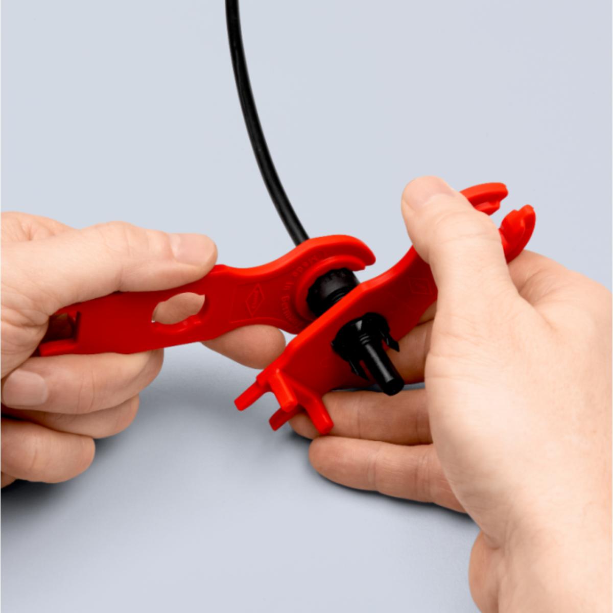 KNIPEX Montagewerkzeug-Set für Solar-Steckverbinder MC4 (Multi-Contact) 115 mm