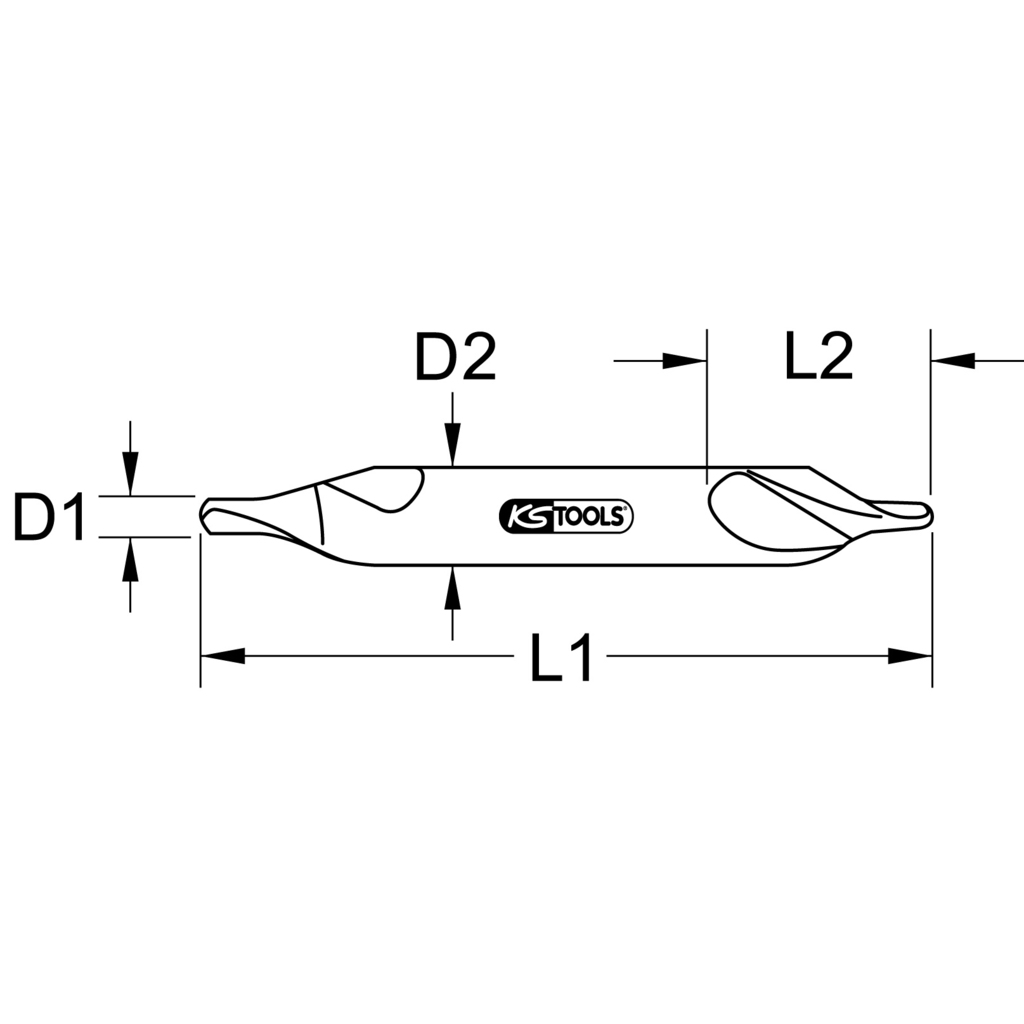 KS Tools HSS Zentrierbohrer