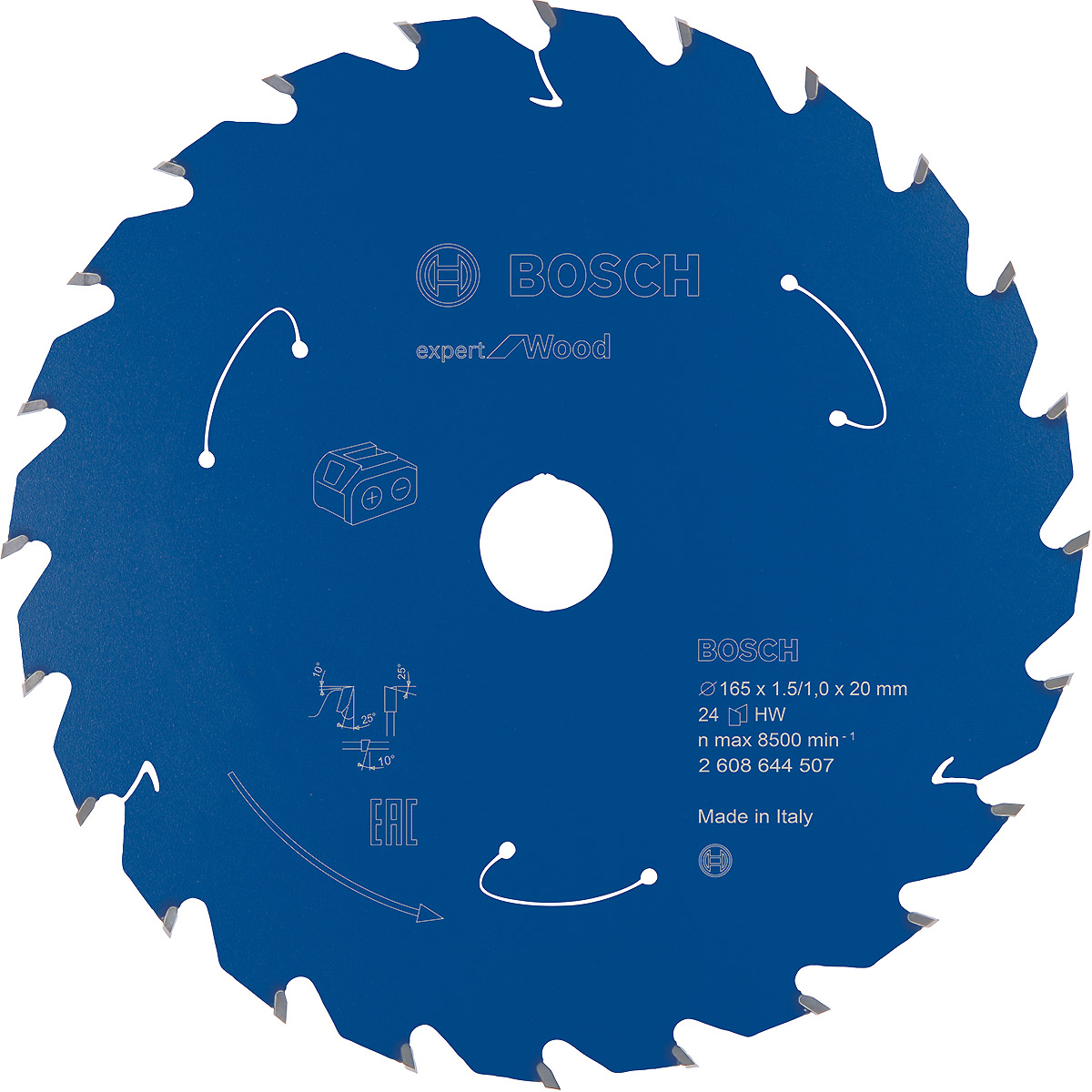 Bosch Akku-Kreissägeblatt Expert for Wood ø 165 mm